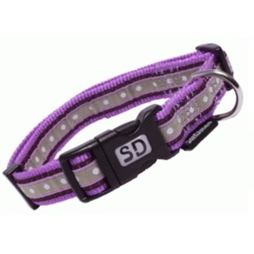 Collar Vintage 20x350-500 Morado - Accesorio Elegante para Mascotas