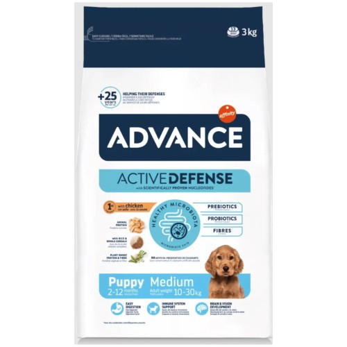 Advance Puppy Medium 3 Kg - Comida para Cachorros