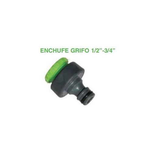 Enchufe Grifo 1/2-3/4 Blister