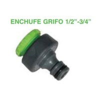 Enchufe Grifo 1/2-3/4 Blister