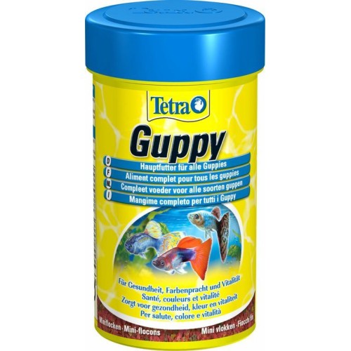 Tetra Guppy Alimento Completo 100ml - Cuidado de Peces