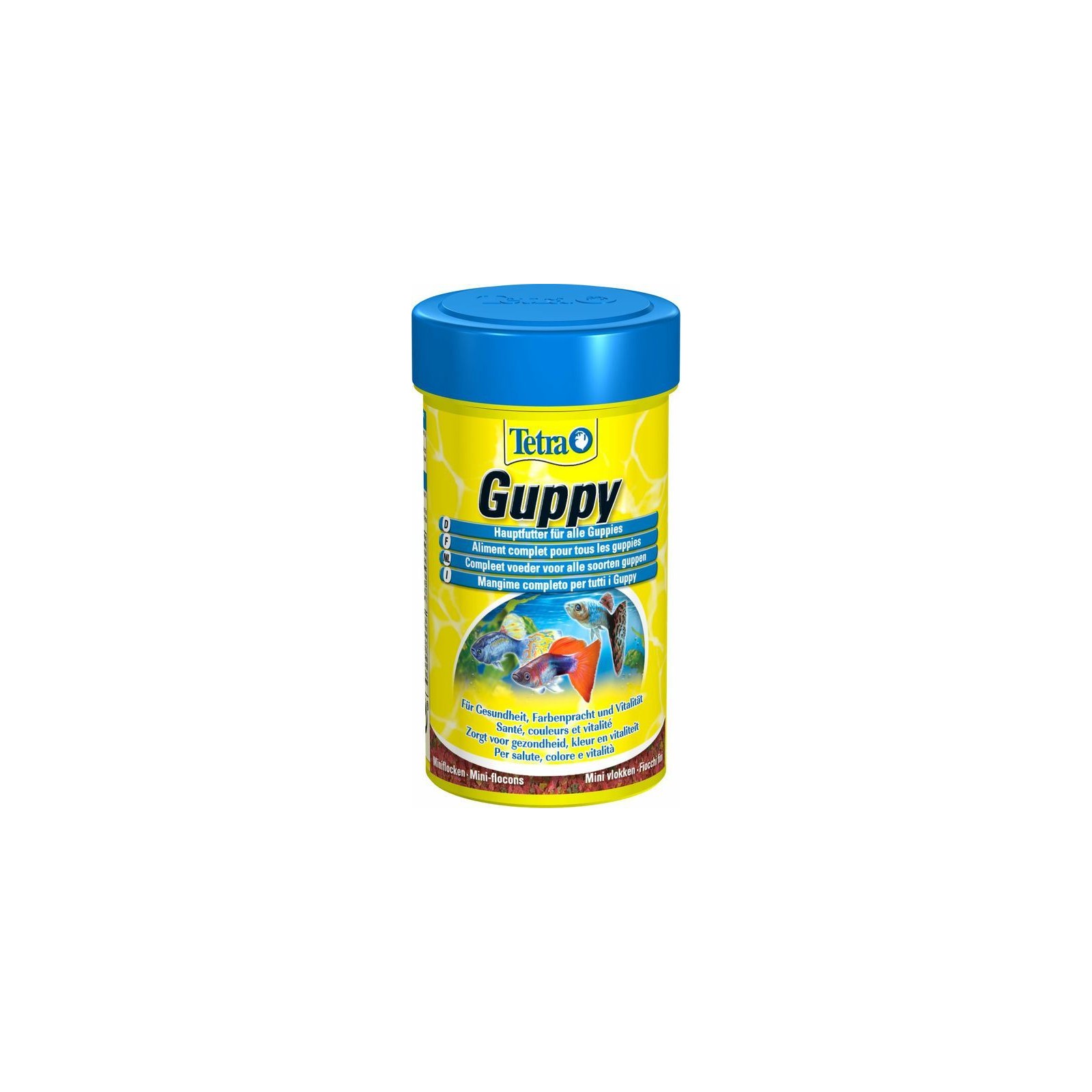 Tetra Guppy Alimento Completo 100ml - Cuidado de Peces