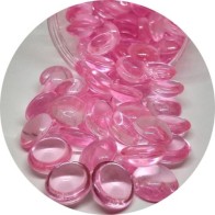 Gemas Gslr Rosa 17-19mm 450gr Decorativas Acuario