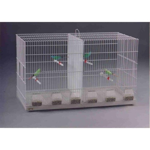 B-3 Breeding Cage with Compartments and Feeders