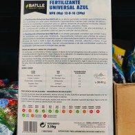 Fertilizante Universal Azul 2.5Kg para Plantas de Exterior