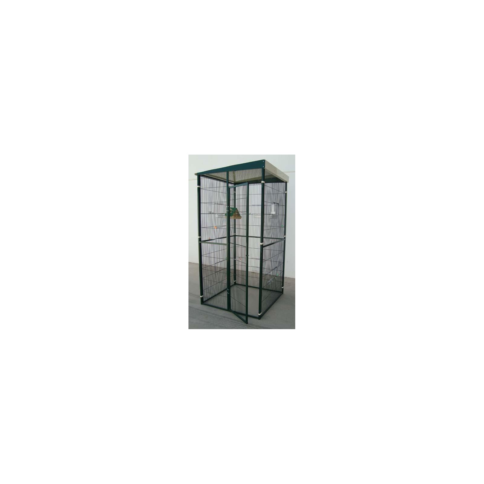 Garden Aviary 1x1m with Pedestrian Door