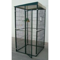 Garden Aviary 1x1m with Pedestrian Door