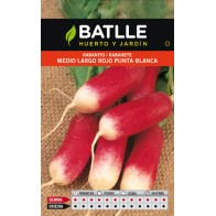 Medium Long Red Radish Seeds P. White Pack