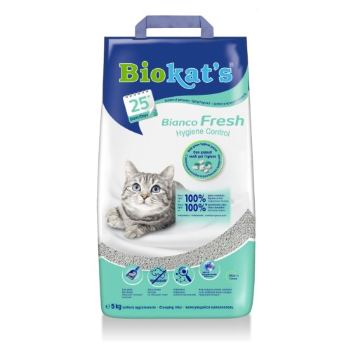 Arena Biokat's Bianco Fresh 5 Kg.