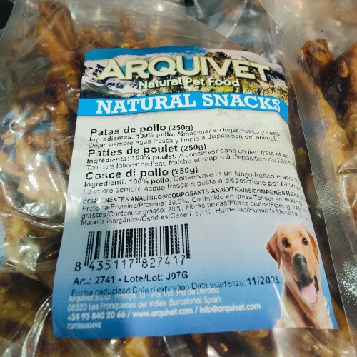 Natural Chicken Feet for Dog Treats