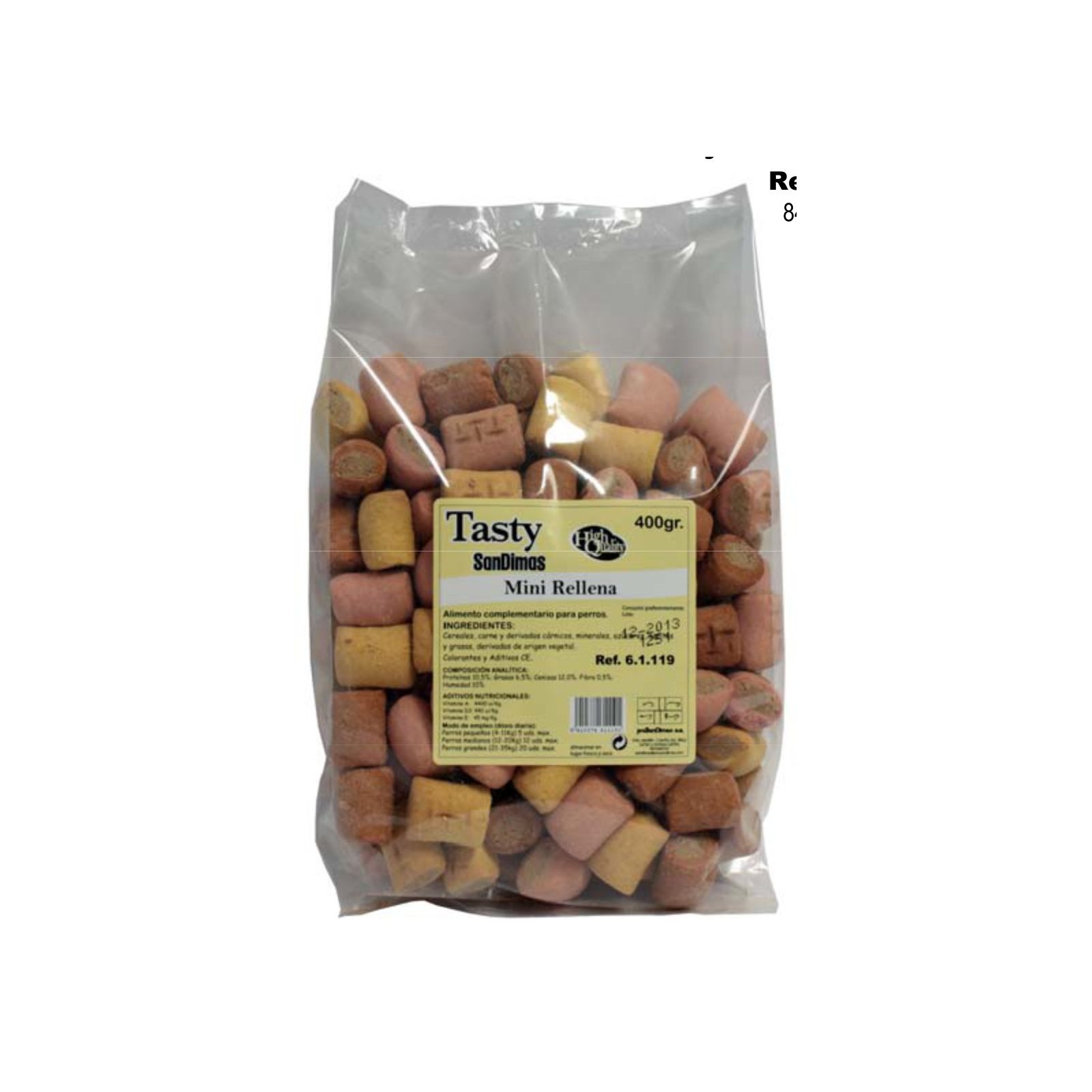 Galletas Mini Rellenas para Perros 400g