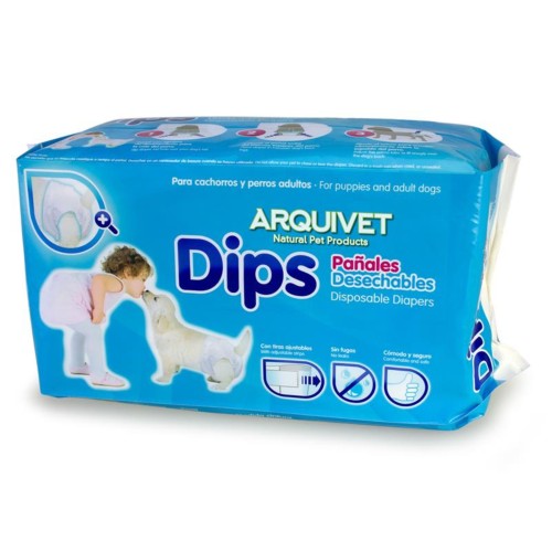 Dog Diapers Size S 16 Pcs for Incontinence