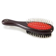 Double Wooden Brush for Dogs Medium Size