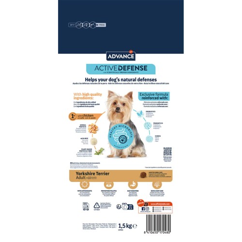 Advance Yorkshire Terrier Dog Food 1.5 Kg