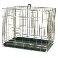 Foldable Dog Cage S 61x45x52cm for Travel