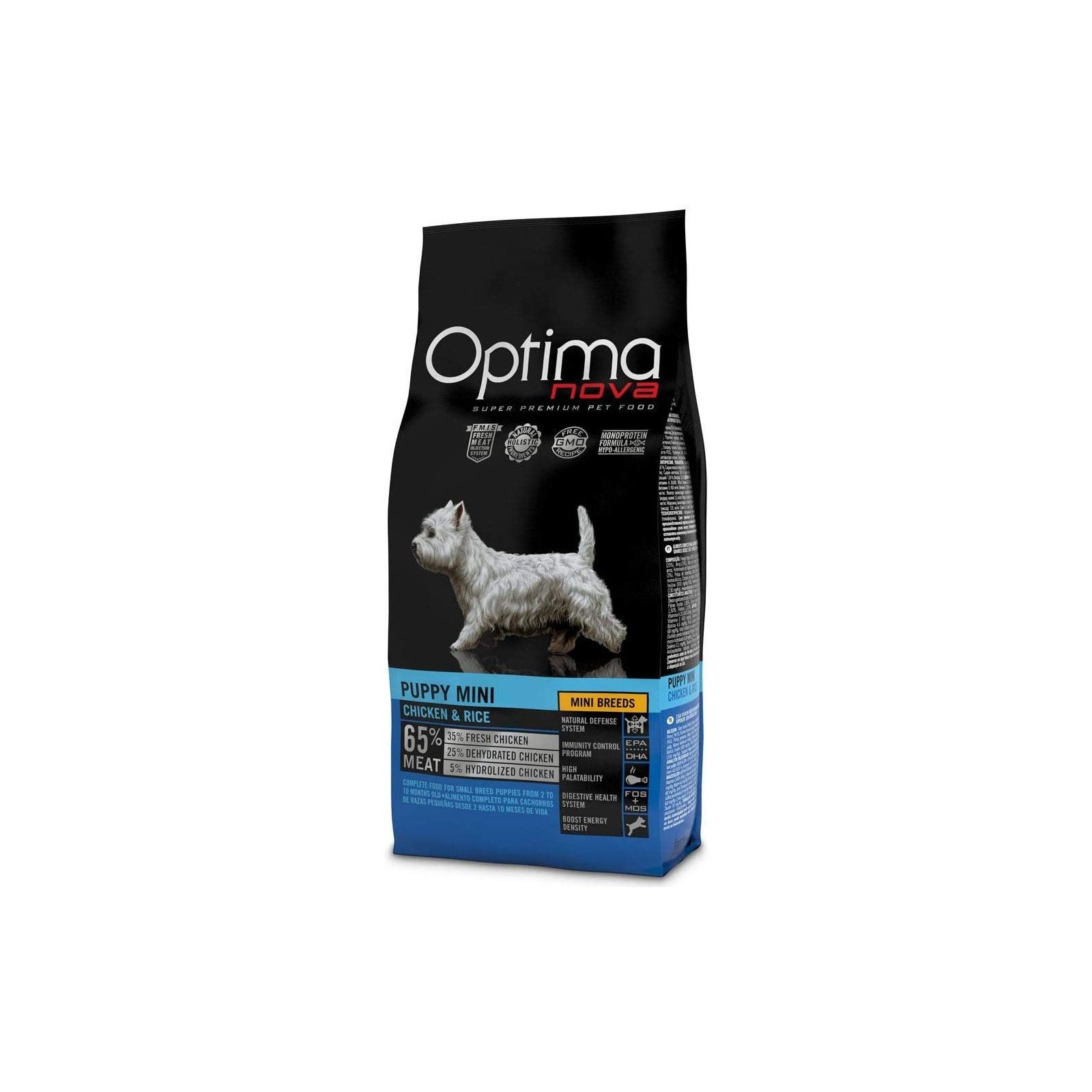 Optima Nova Puppy Mini Chicken Rice 2 Kg