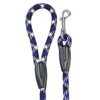 Blue and White Rope Leash 120cm Durable Walking