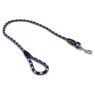 Blue and White Rope Leash 120cm Durable Walking