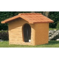 Small Country Dog House with Cushion - Cozy Pet Retreat