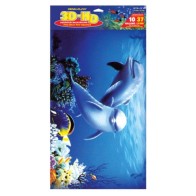 3D Dolphins Poster - Stunning Art