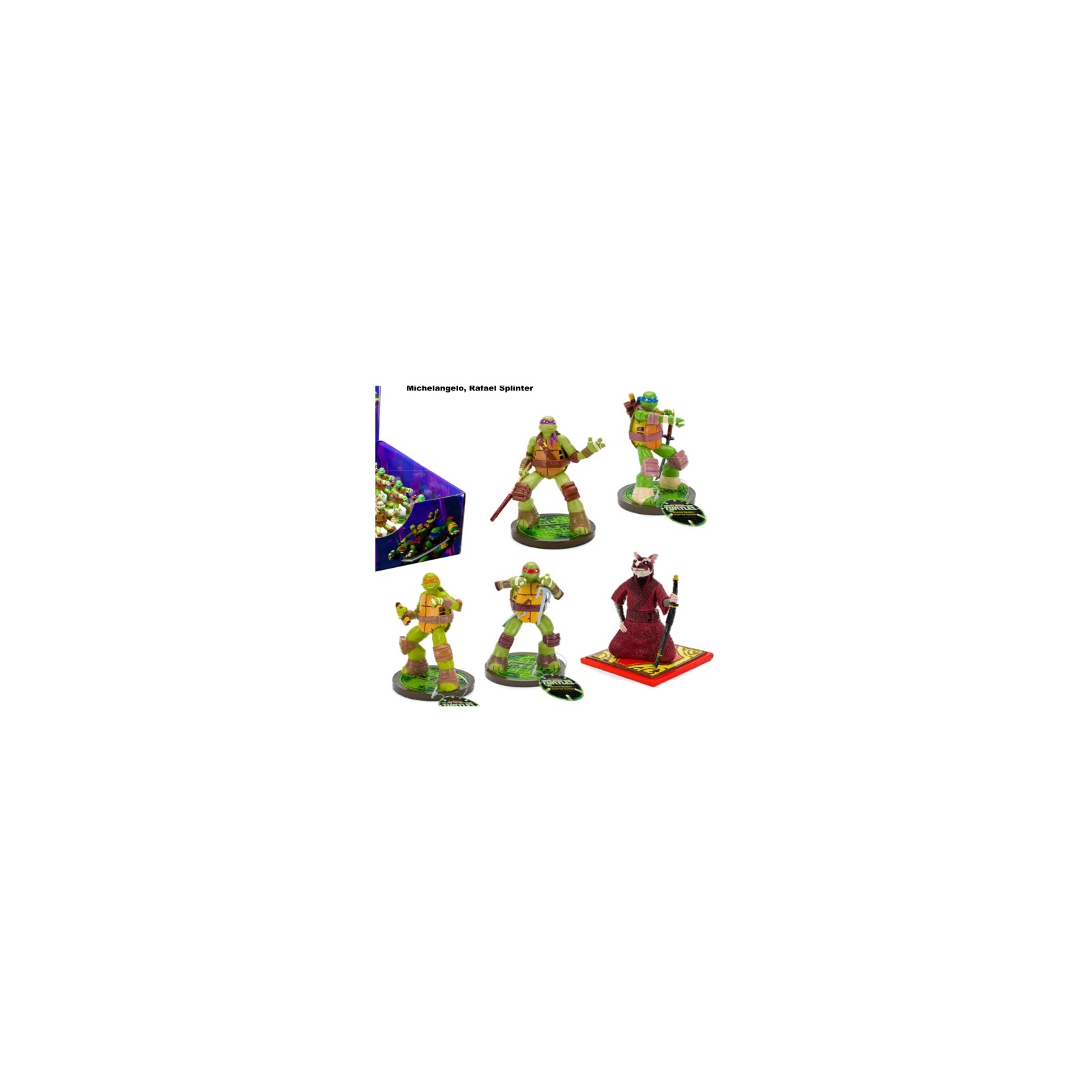 Ninja Turtles Figurines 9.5 cm Aquarium Décor