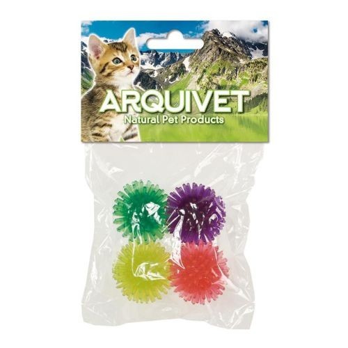 Hedgehog Ball Pack of 4 for Cats