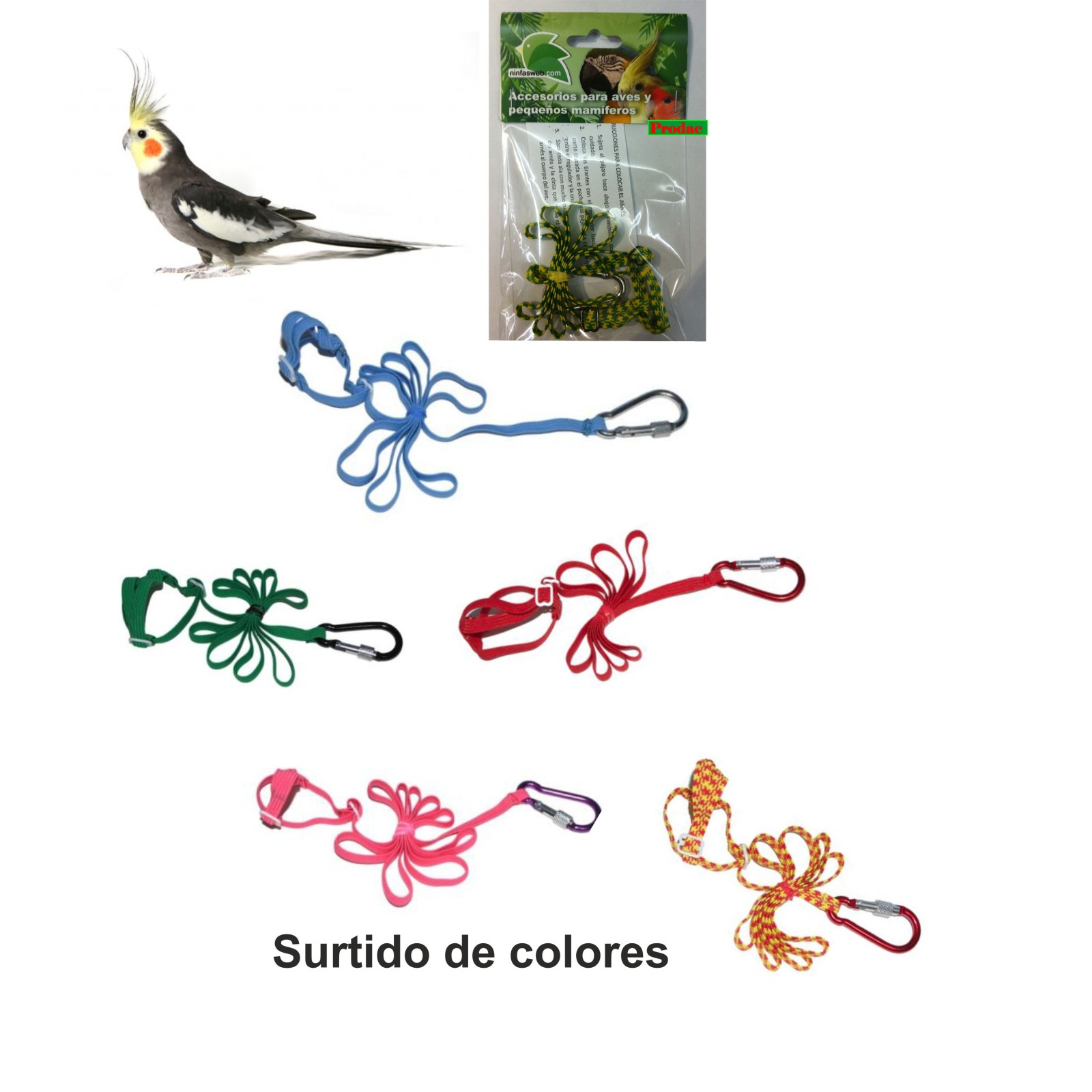 Arnes Para Ninfas Surtido de Colores