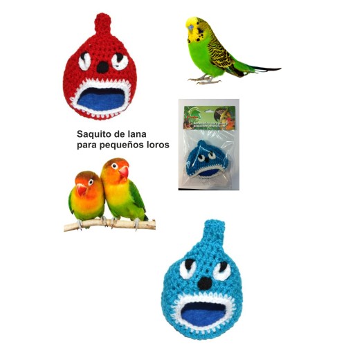 Wool Bag for Small Parrots