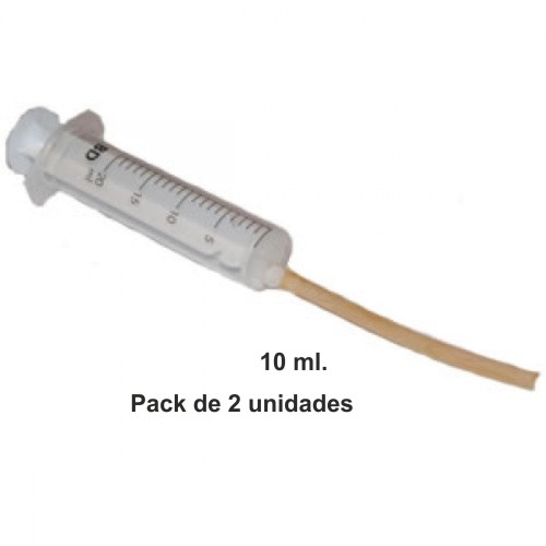 Syringe with Probe Pack 2 Units for Bird Feeding