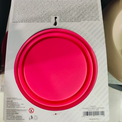 Silicone Travel Plate 500 Ml./14.5cm