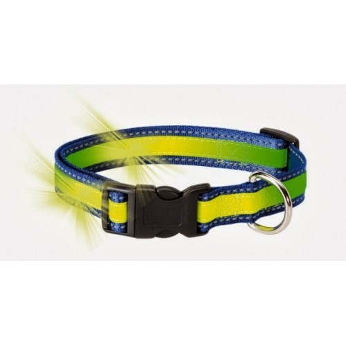 Collar Fosforescente y Reflectante Seguridad Nocturna