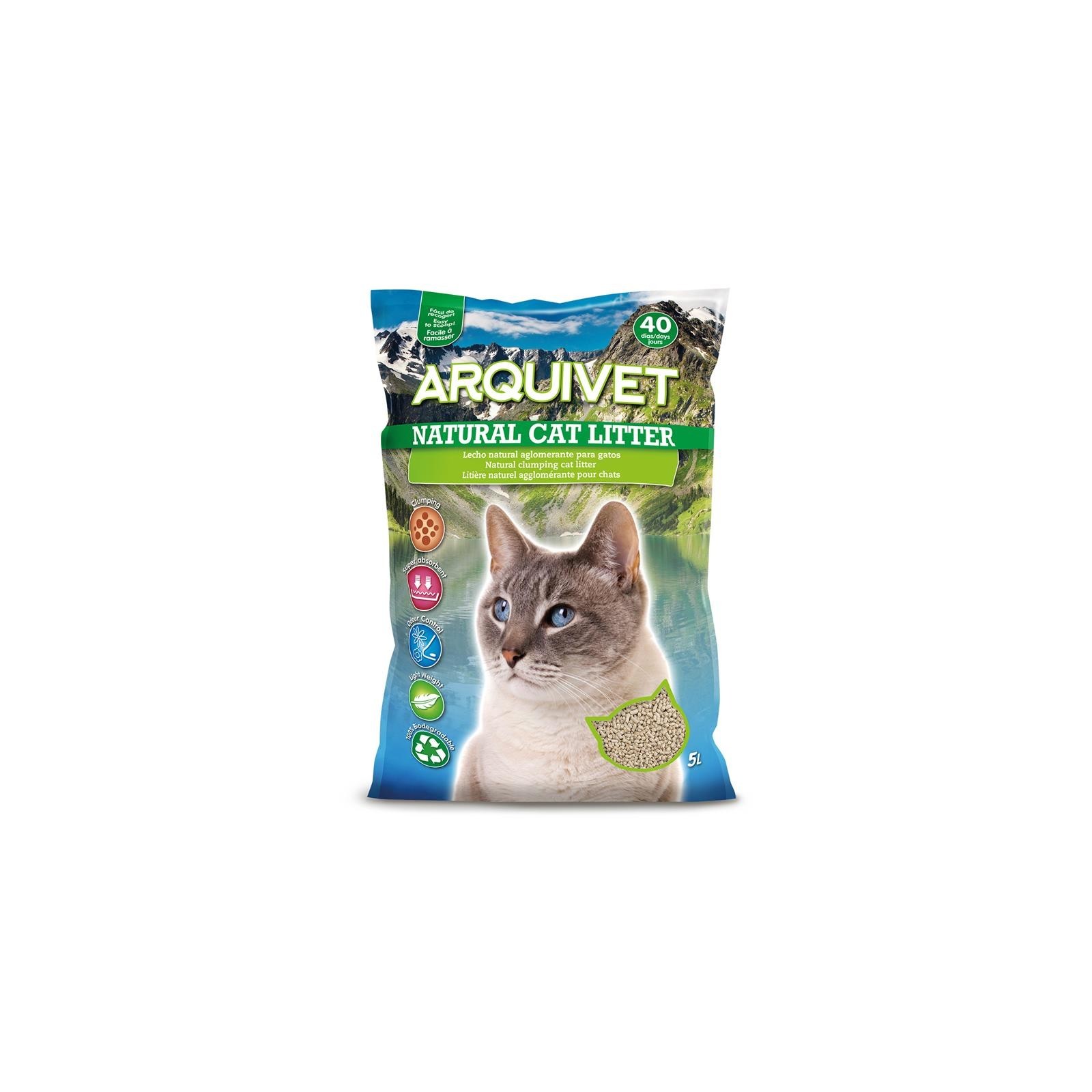 Arena Natural Cat Litter 5 Lts. Arquivet