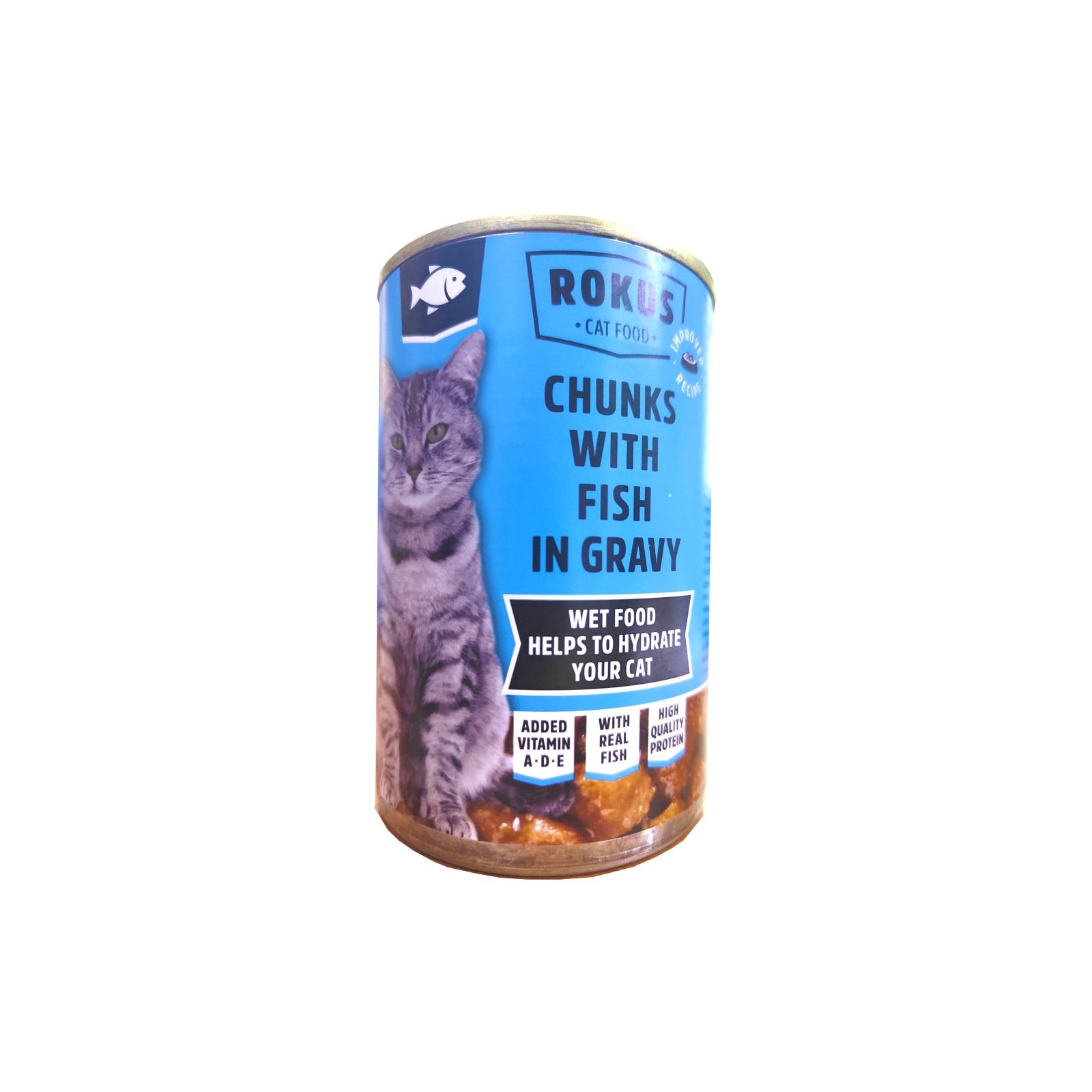 Rokus Fish Canned Cat Food 415g