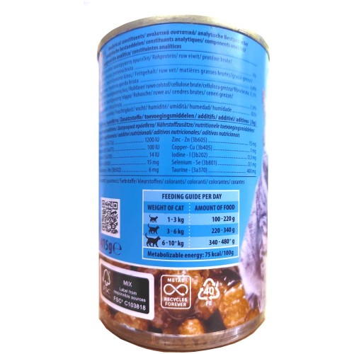 Rokus Fish Canned Cat Food 415g