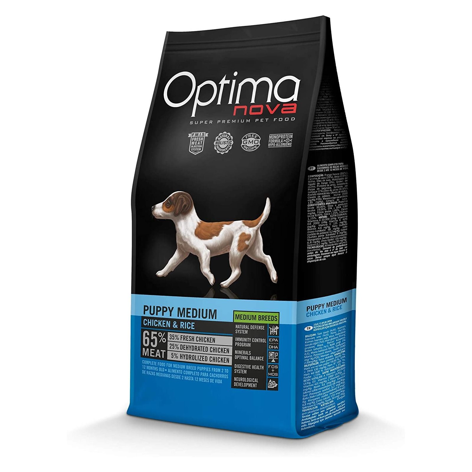 Optima Nova Puppy Medium Chicken 2 Kg