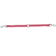 Fuchsia Nylon Coupler for Two Dogs