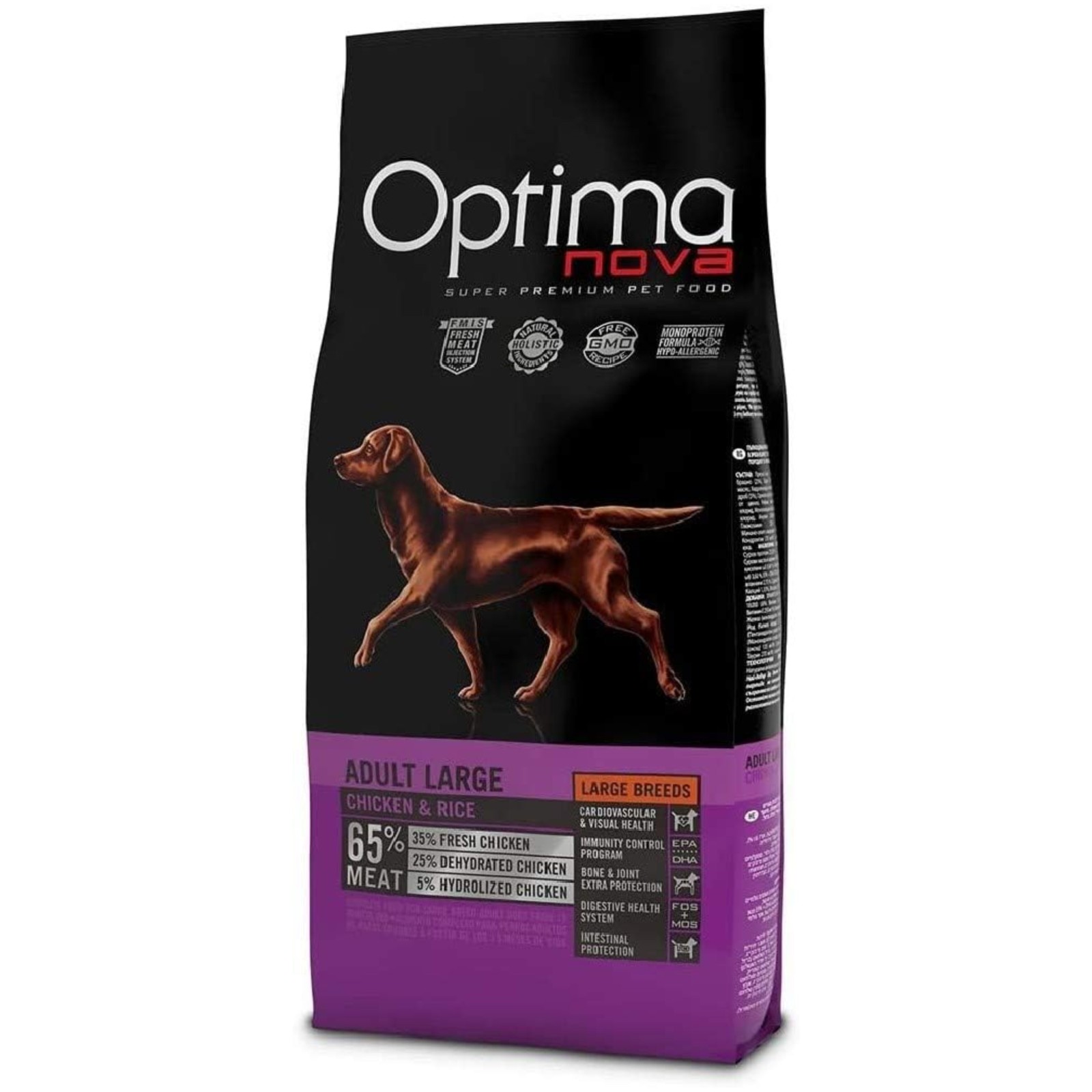 Optima Nova Adult Large Alimento para Perros 12 Kg