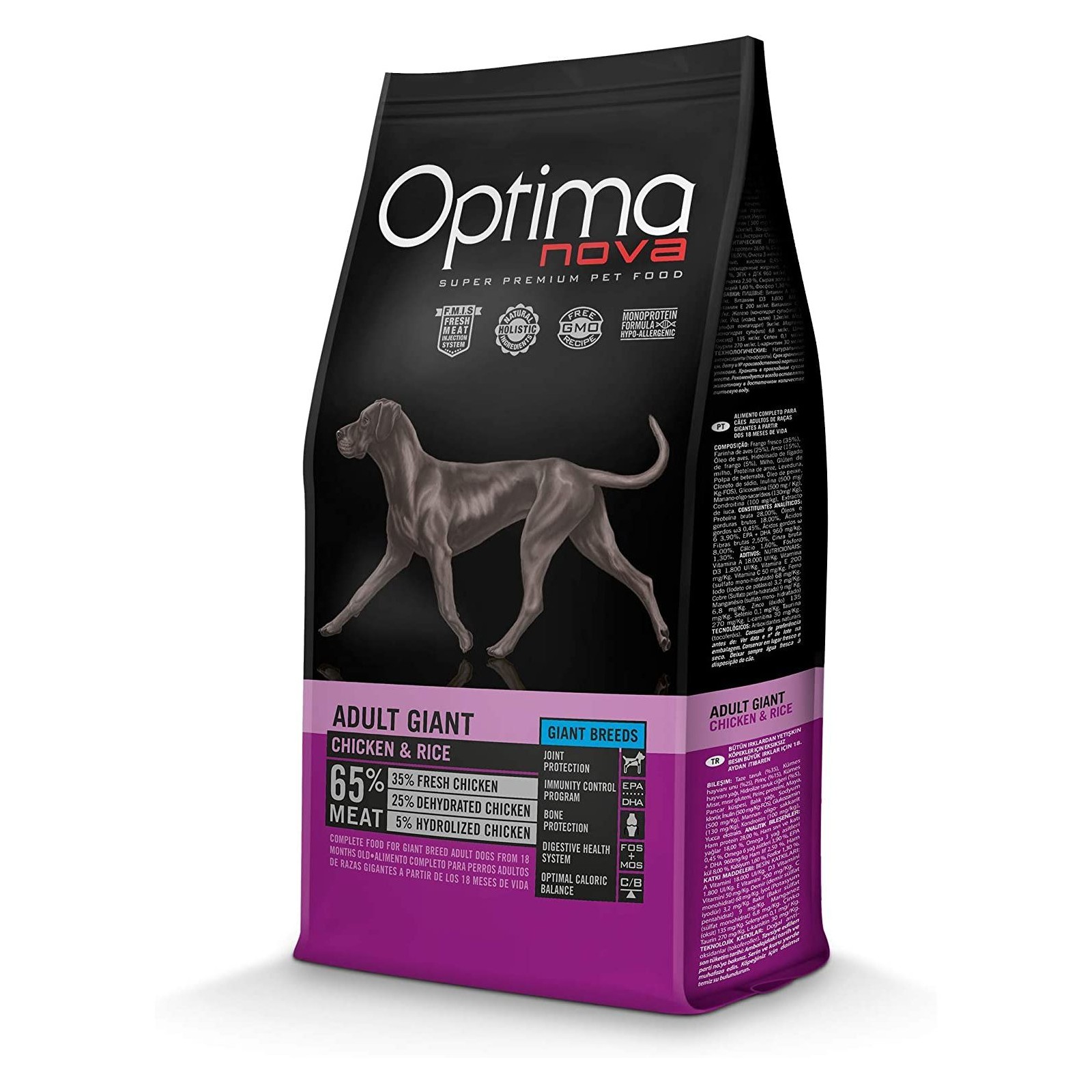 Optima Nova Adult Giant Dog Food 12 Kg