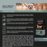 Optima Nova Obesity Chicken Rice 12 Kg for overweight dogs