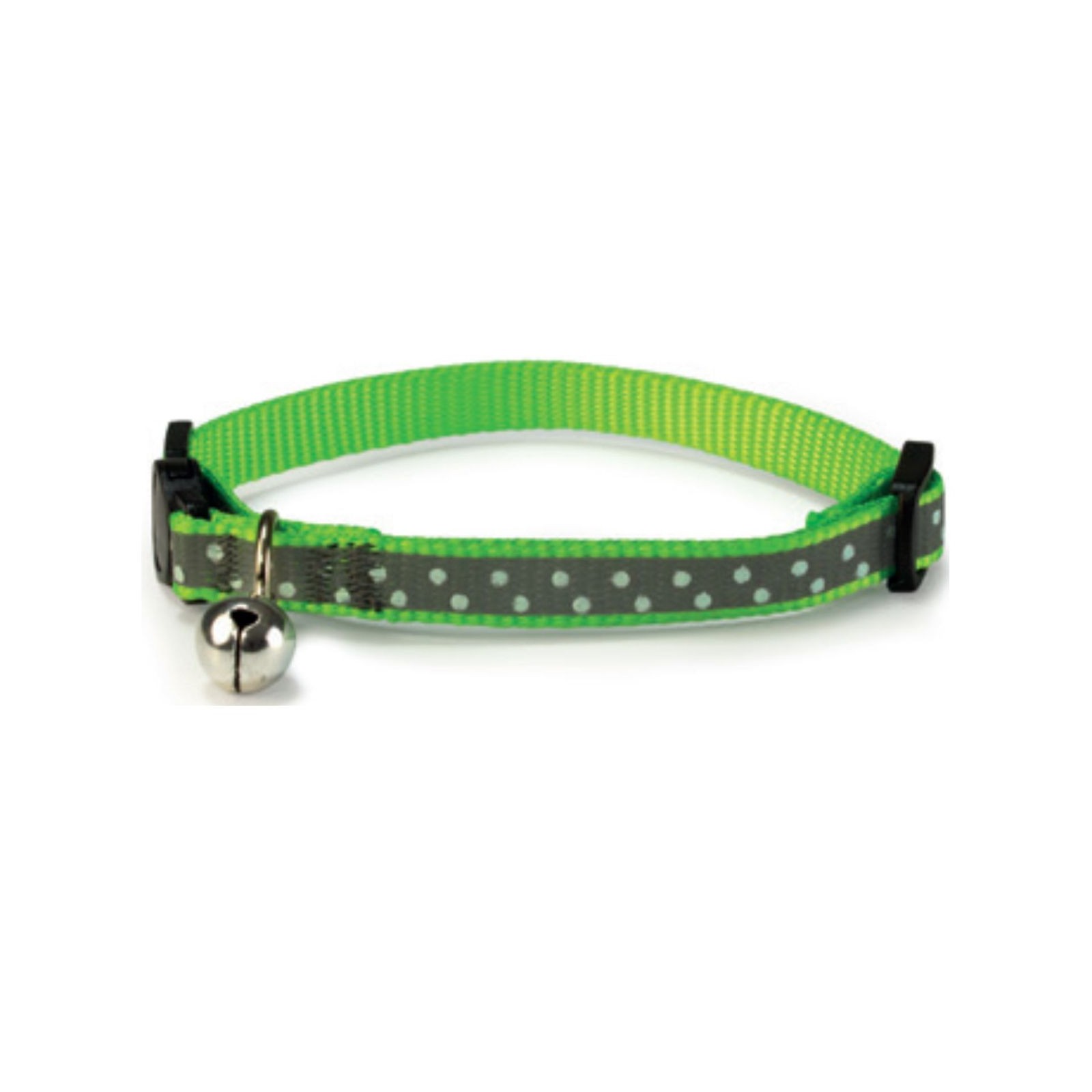 Collar Reflectante para Gato Verde 20-25 cm