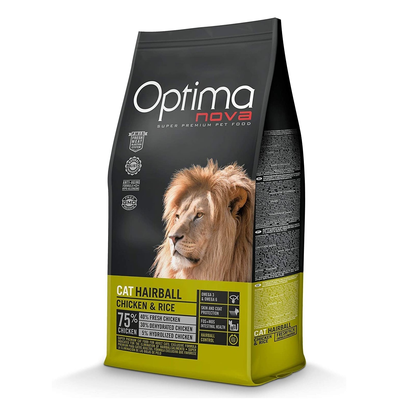 Optima Nova Cat Hairball 2 Kg