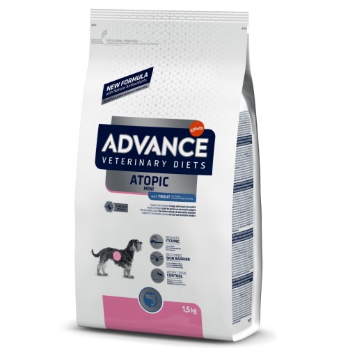 Advance Dog Atopic Trout Mini 1.5 Kg for Sensitive Skin