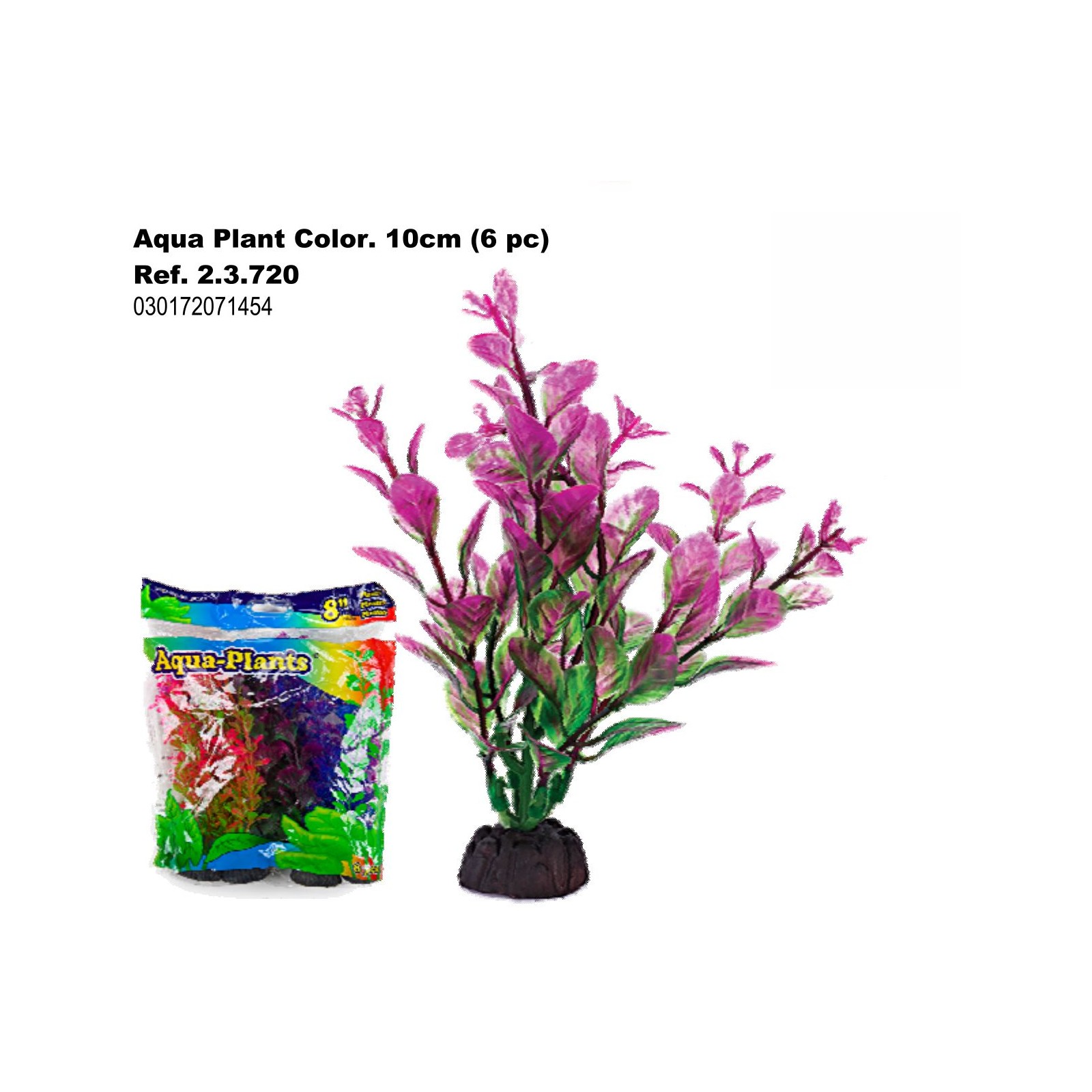 Color Aqua Plant 10cm Pack of 6