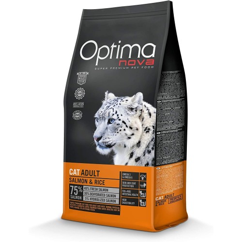 Optima Nova Cat Adult Salmon Rice 2 Kg