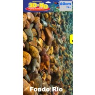 3D River Background Poster