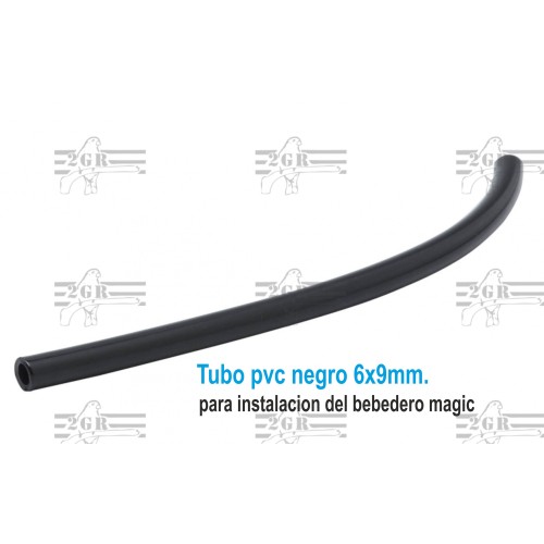 Tubo Pvc Alcapell 6x9mm Negro