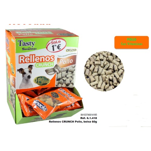 Rellenos Crunch Pollo 50 Gr. Caja 35 Bolsas