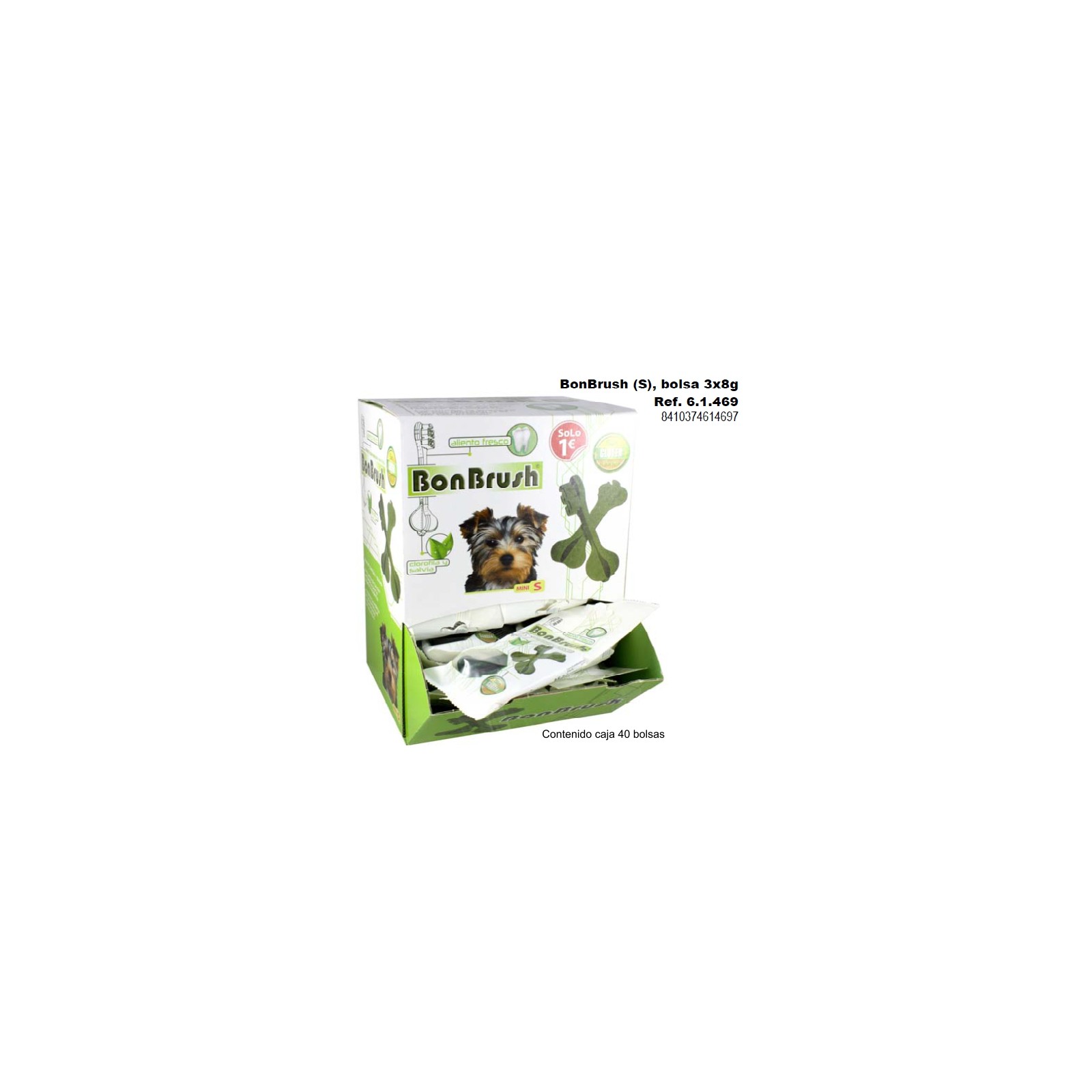 Bonbrush Dental Snack 3x8 Gr Ideal for Small Dogs