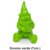 Encantador Gnomo Verde 7cm Decorativo