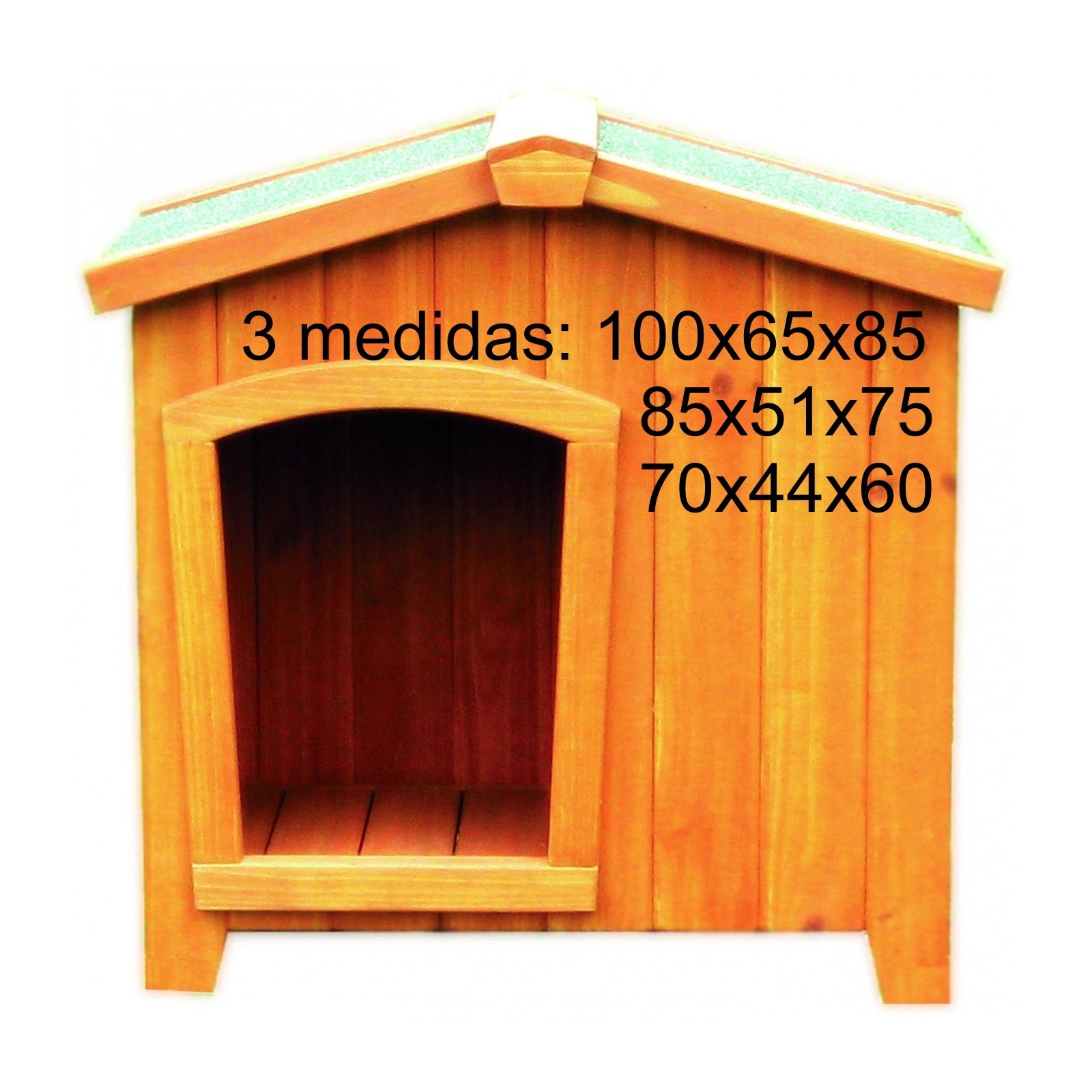 Caseta de Madera Grande para Mascotas 85x51x75cm